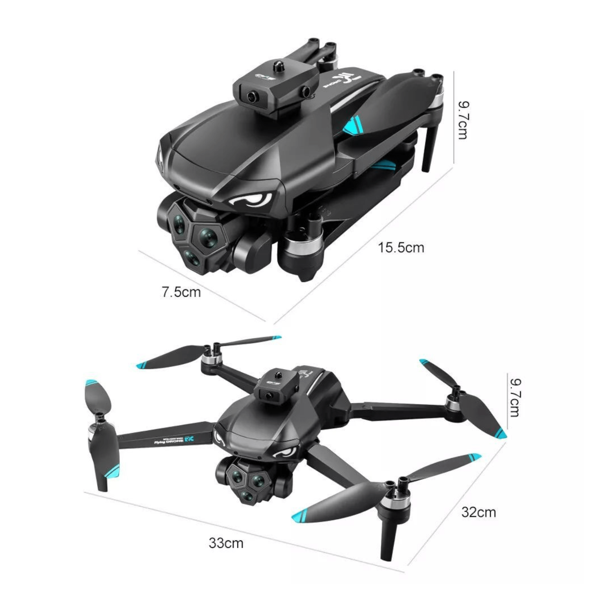 Napredni 5G dron s HD kamerom i kontrolom na daljinski "M33 Max