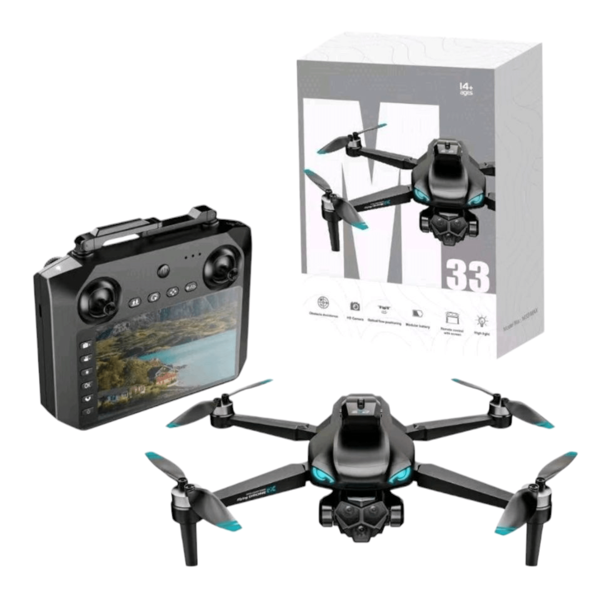 Napredni 5G dron s HD kamerom i kontrolom na daljinski "M33 Max