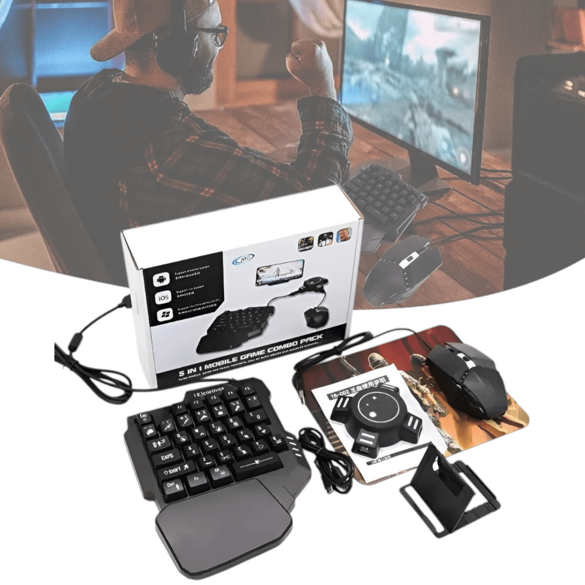 Ultimate 5-in-1 Gaming Set for Enthusiasts!