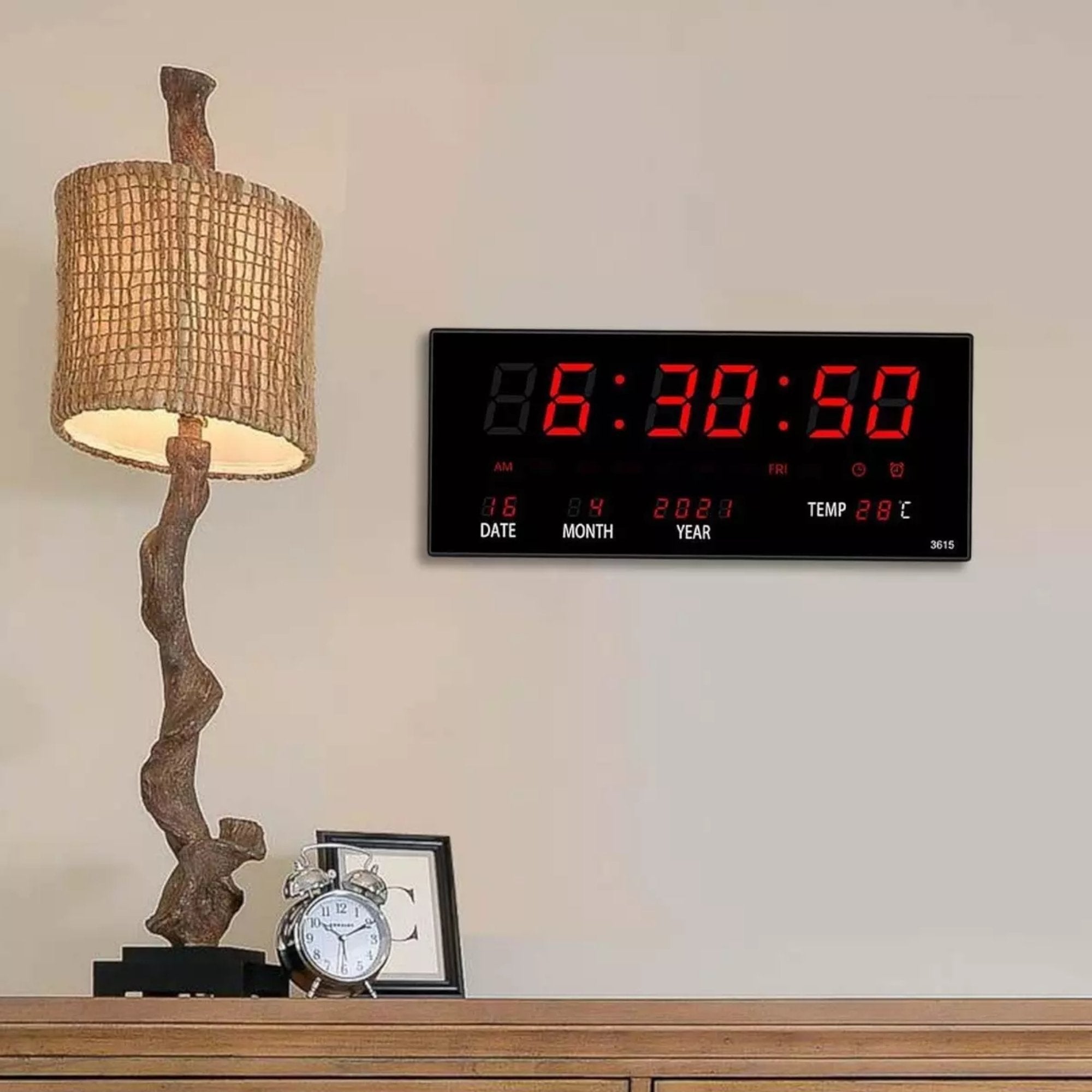 Elegantni 5u1 LED digitalni sat "JH-3615