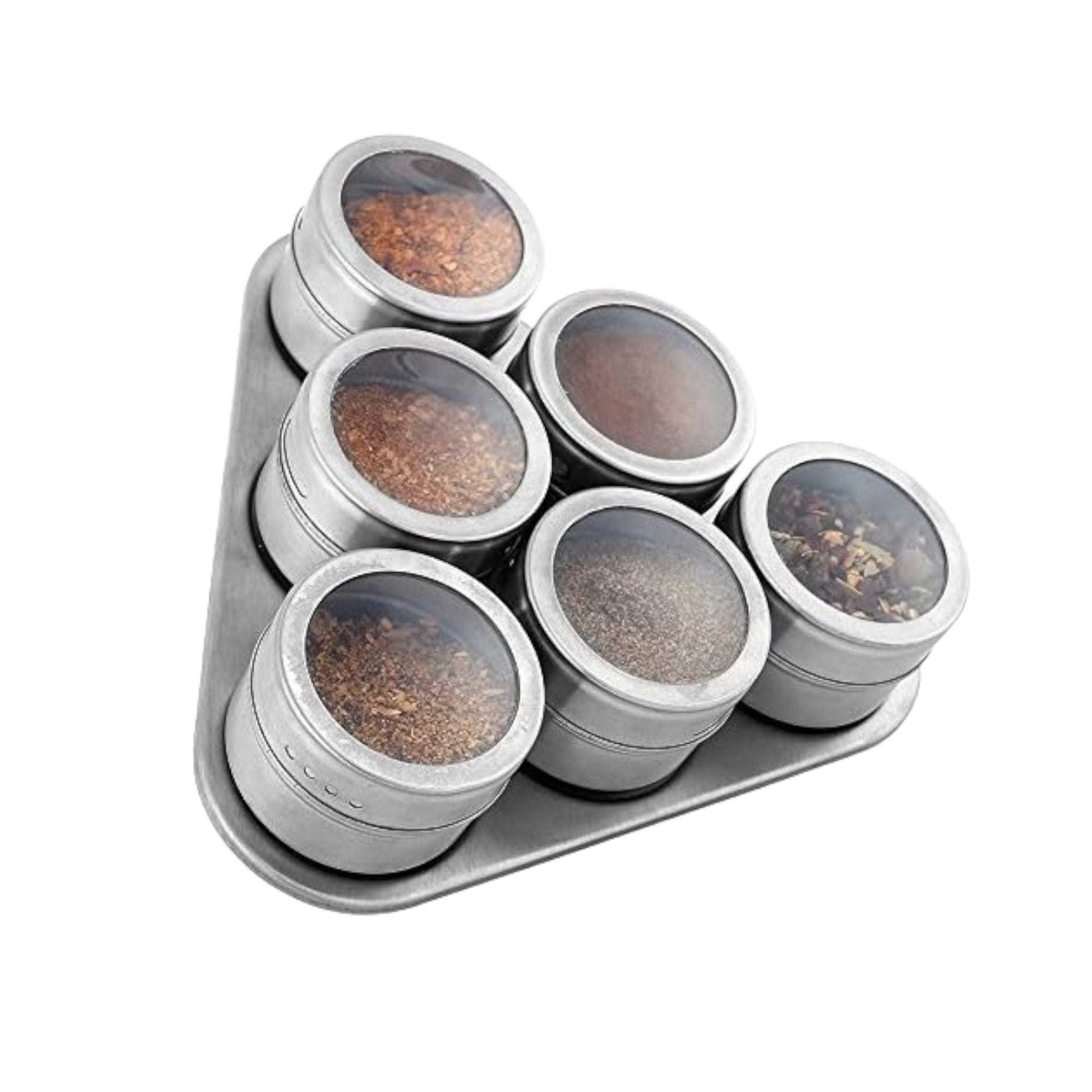 Set magnetskih stalaka za začine s 6 elegantnih dijelova