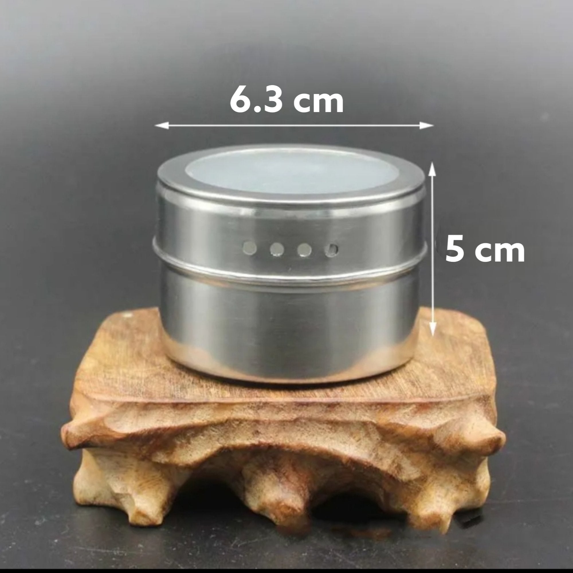 Set magnetskih stalaka za začine s 6 elegantnih dijelova