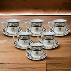 Set od 6 Elegantnih Dizajnerskih Šolja