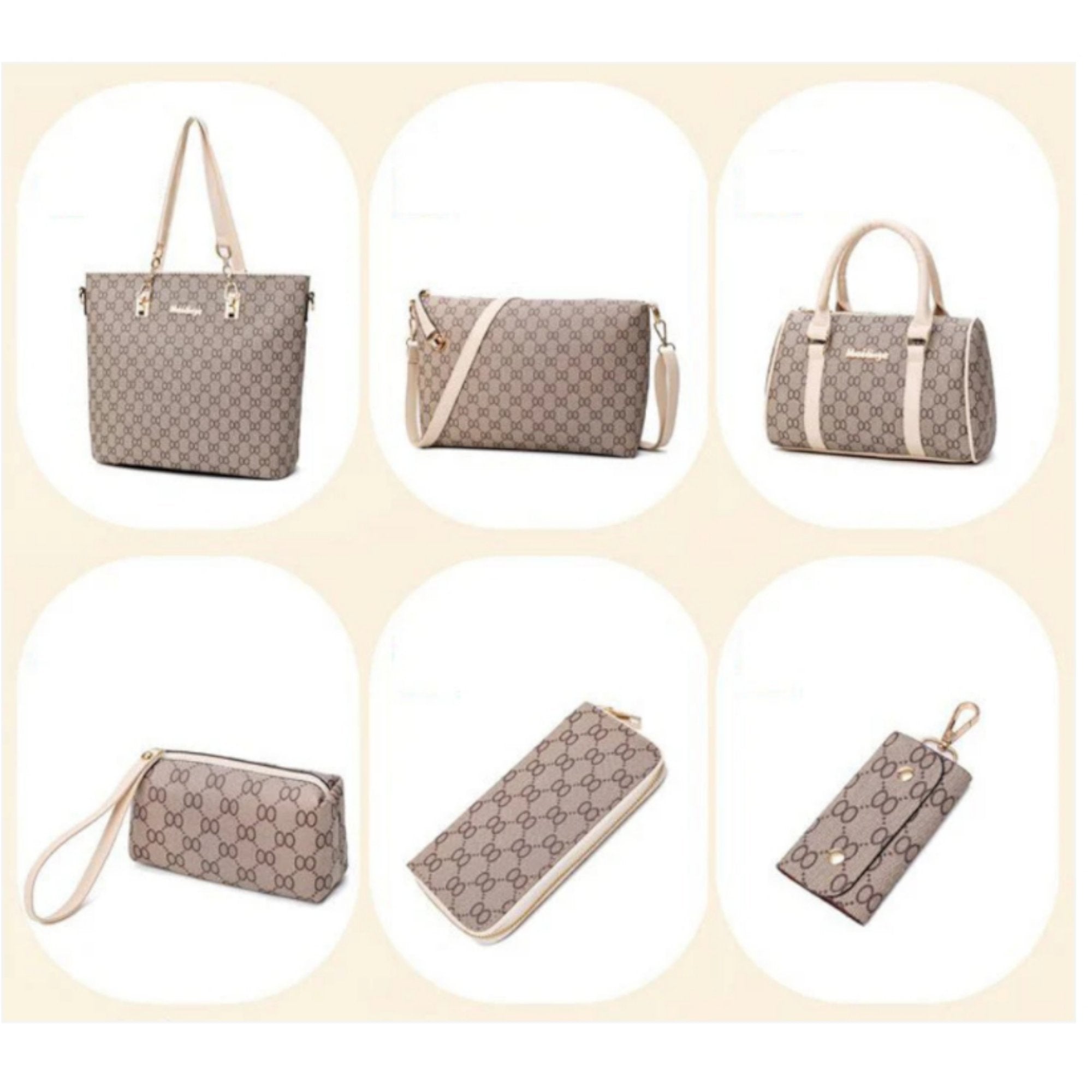 Elegantni 6-dijelni Set Moderna Dizajnerska Torba