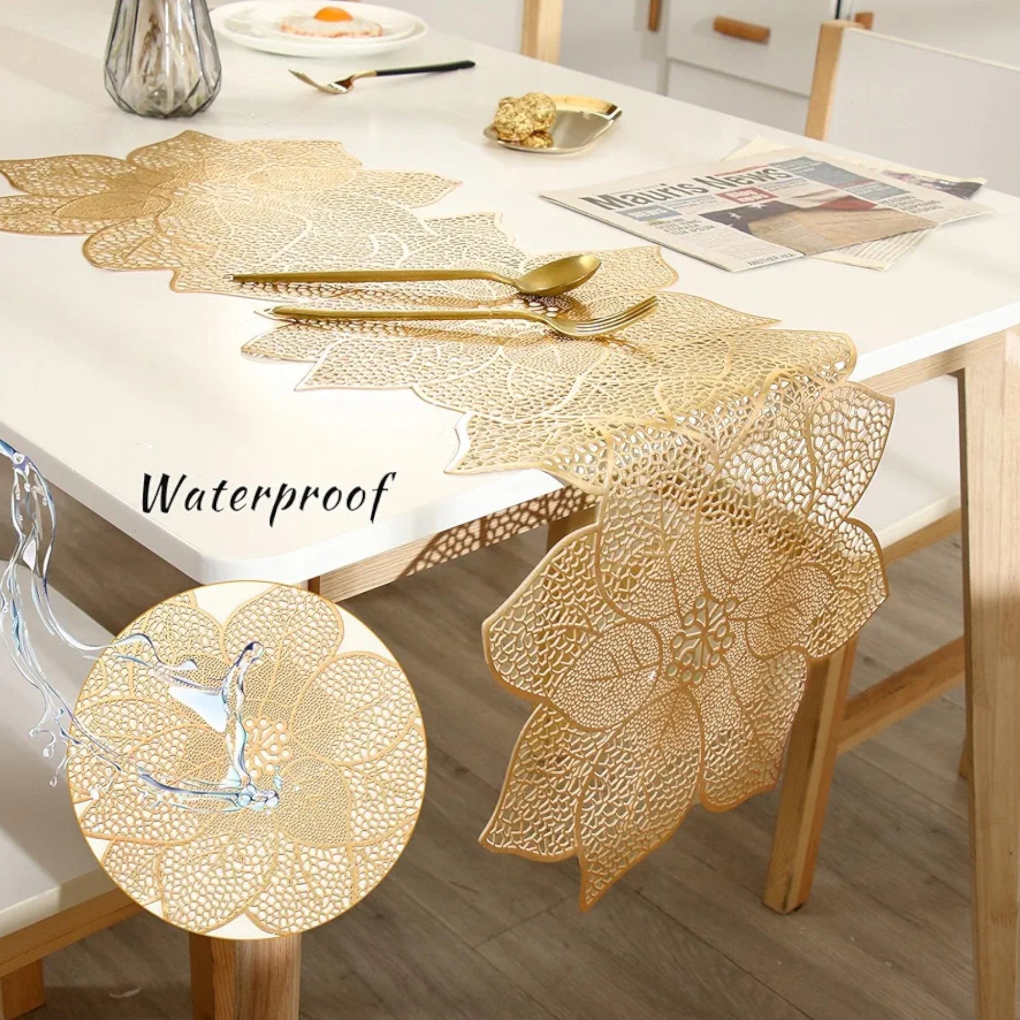 Elegantan 6-dijelni set podmetača za stol