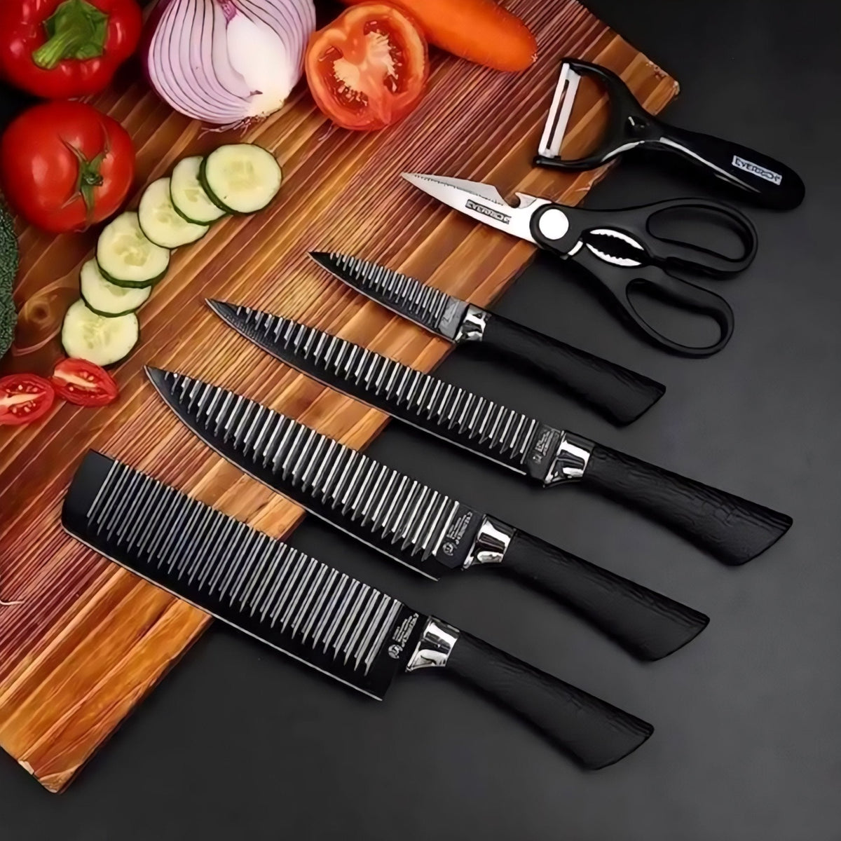 Zepter 6u1 Višenamenski Knives Set - Savršen za Svaku Kuhinju!