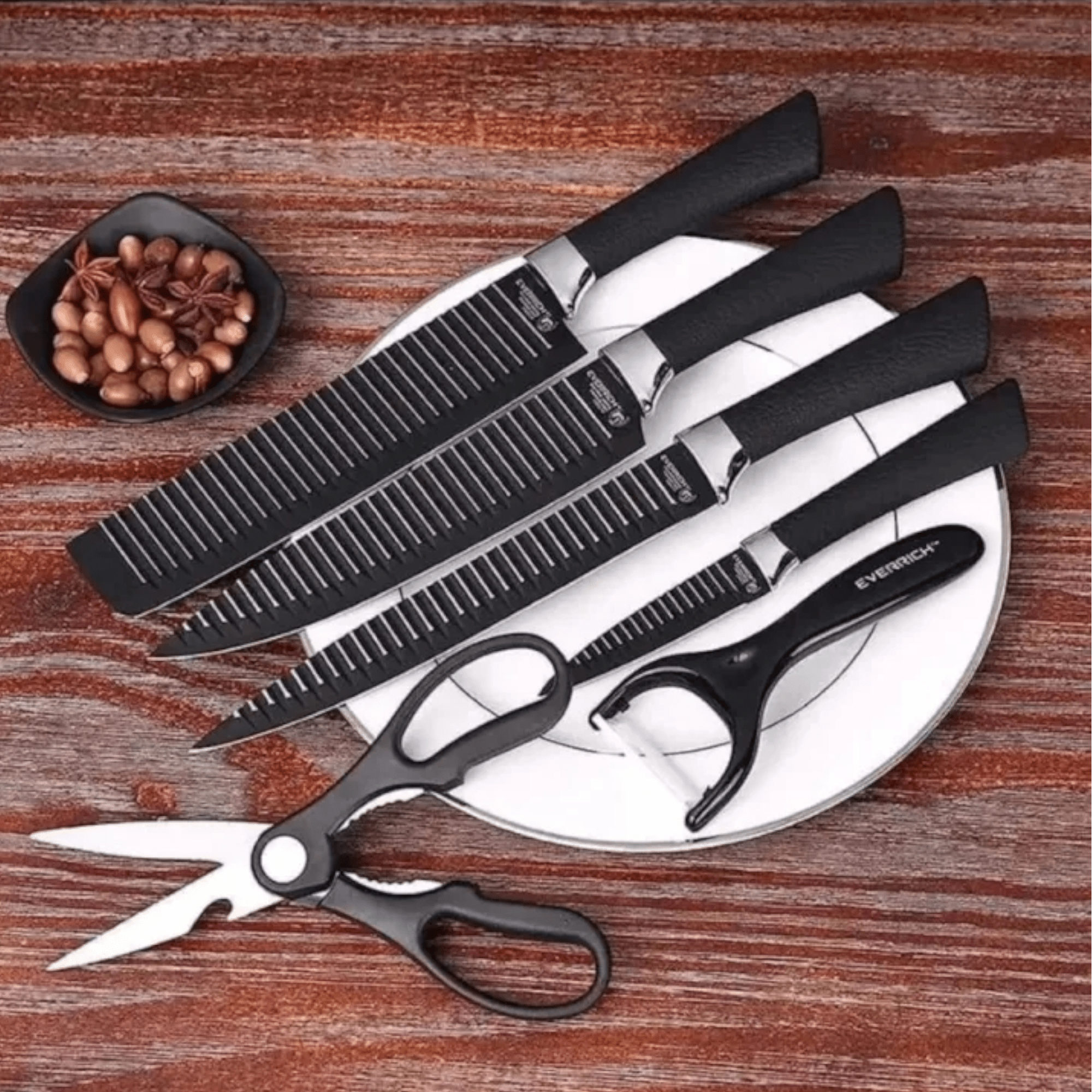 Zepter 6u1 Višenamenski Knives Set - Savršen za Svaku Kuhinju!