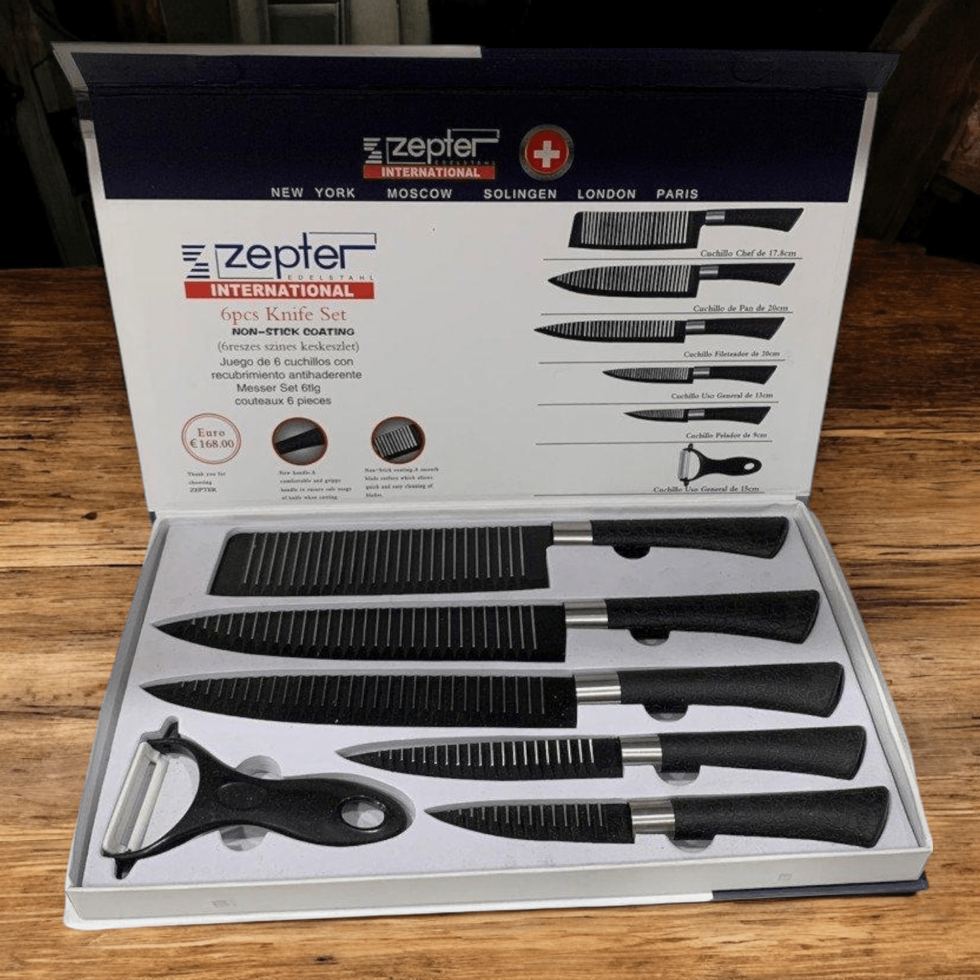 Zepter 6u1 Višenamenski Knives Set - Savršen za Svaku Kuhinju!