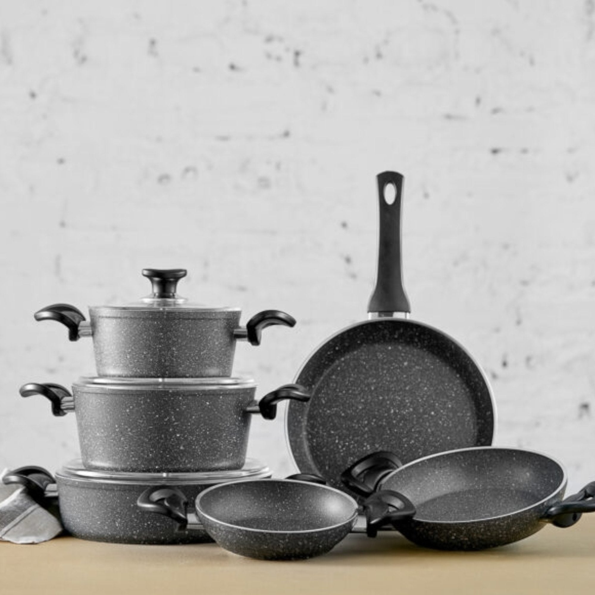 Elegantan 7-dijelni set posuđa od granita "My Cook