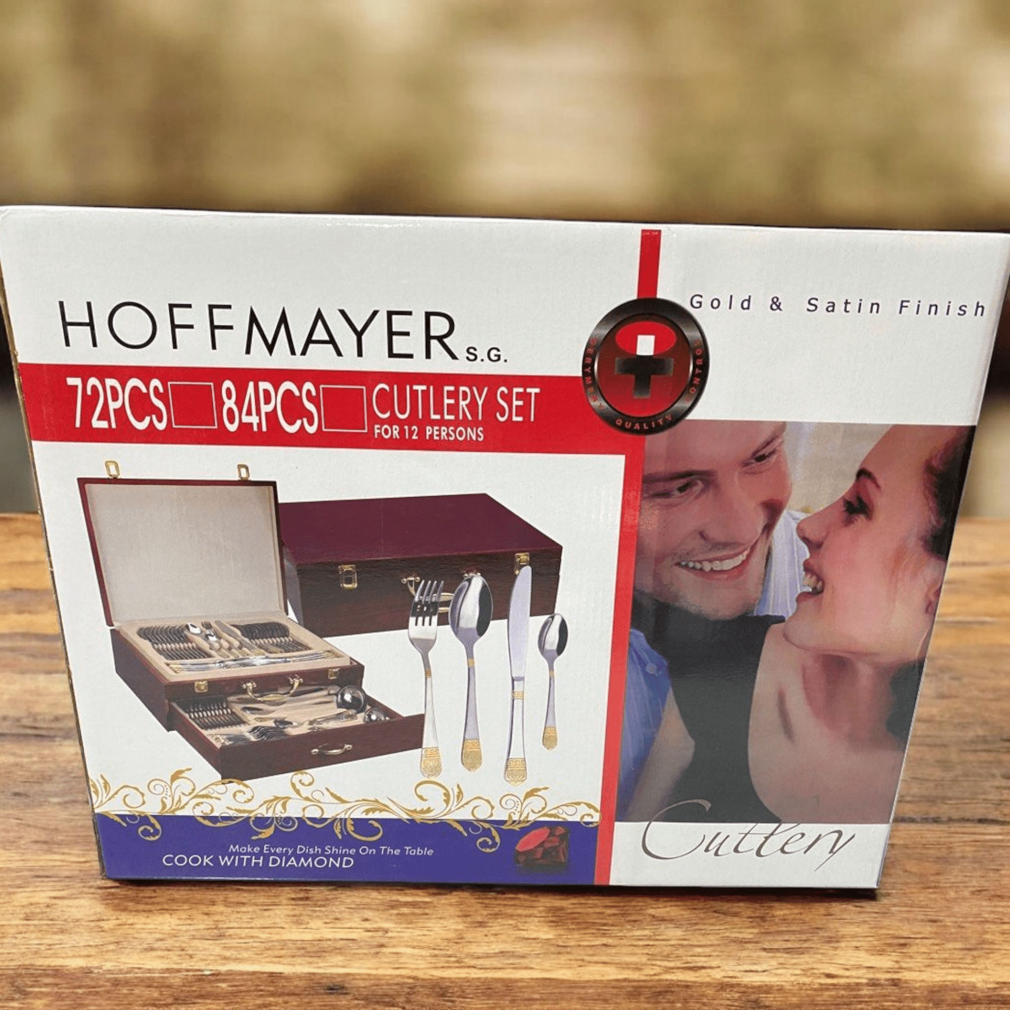 Ekskluzivni 72-dijelni set pribora za jelo "Hoffmayer" – Savršen izbor za elegantne obroke!