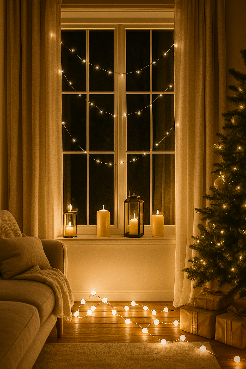 LED Lampice 50m – Profesionalna Praznična Rasvjeta