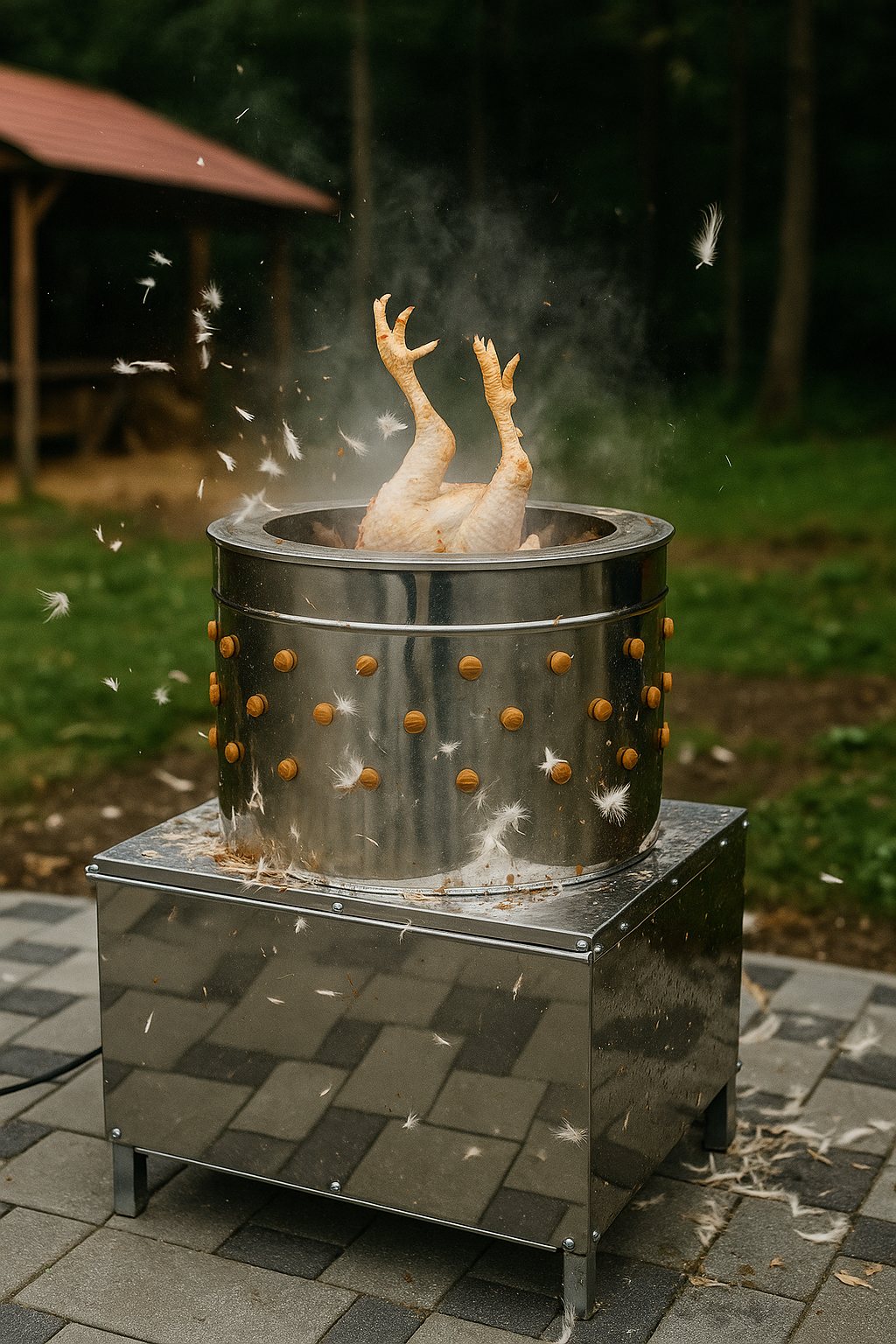 MAŠINA ZA PERUTANJE PILIĆA 1500W – 96% EFIKASNOST