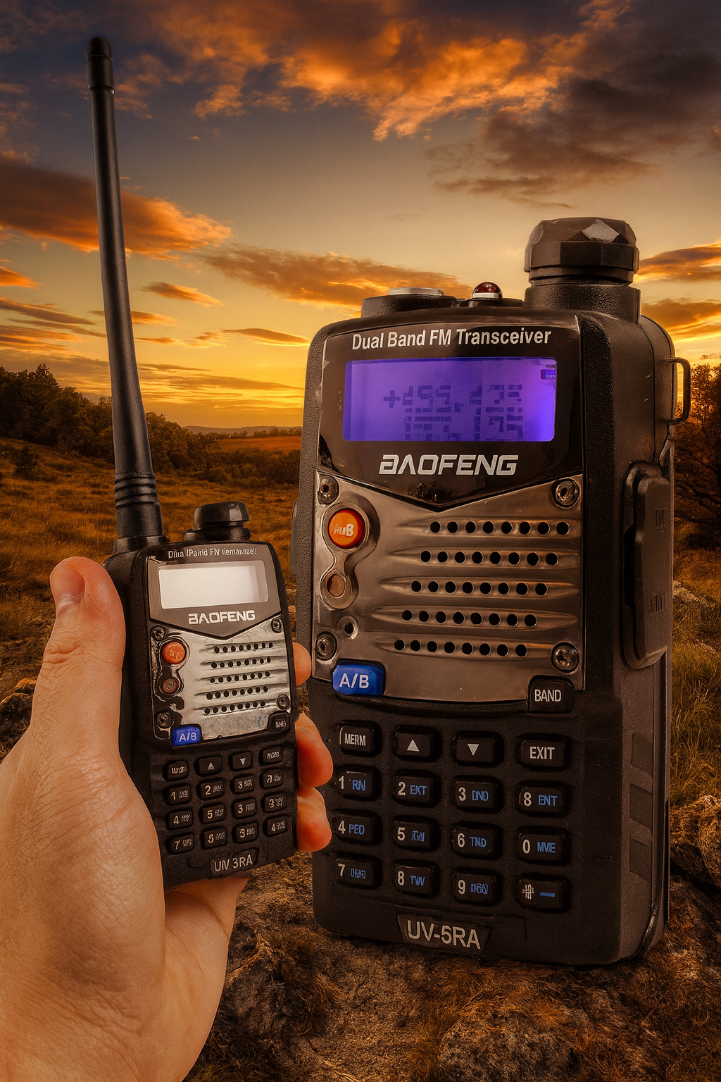BAOFENG UV-5RA – Profesionalna Dvobandna Radio Stanica (VHF/UHF)