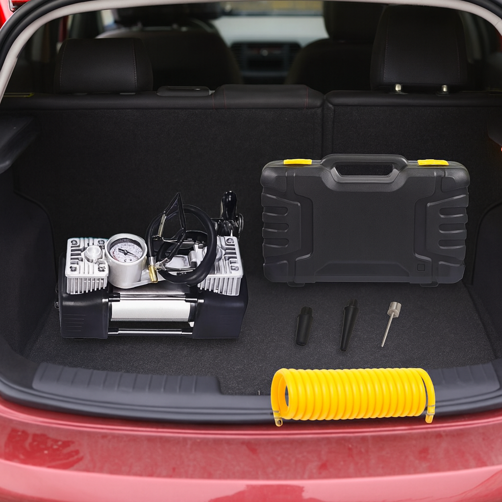 🚗 Kompresor za Auto 150 PSI – 2 Klipa / Kleme | ULTRA JAK