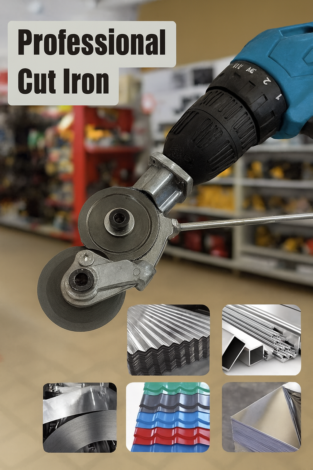 ✂️ Profesionalni Nastavak za Rezanje Lima – “Cut Iron”