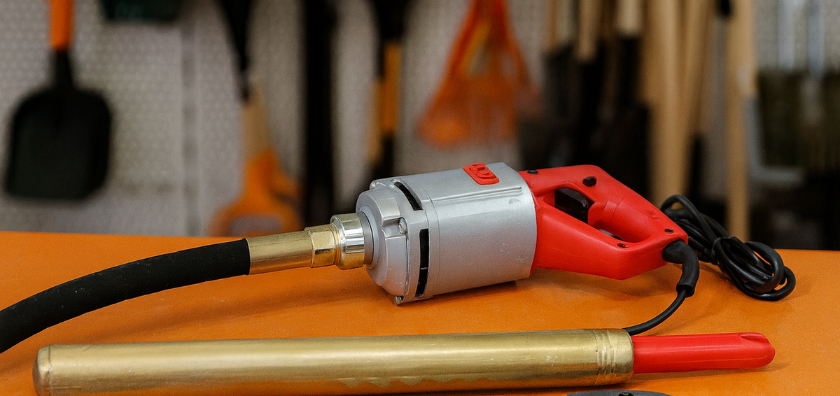 🧱 Betonski Vibrator 1200W – Njemački Kvalitet i Profesionalne Performanse