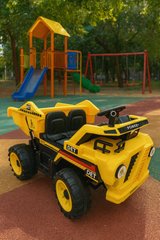 🚜 Dječiji Električni Kamion 4x4 – Snaga, Udobnost i Zabava za Dvoje Djece!