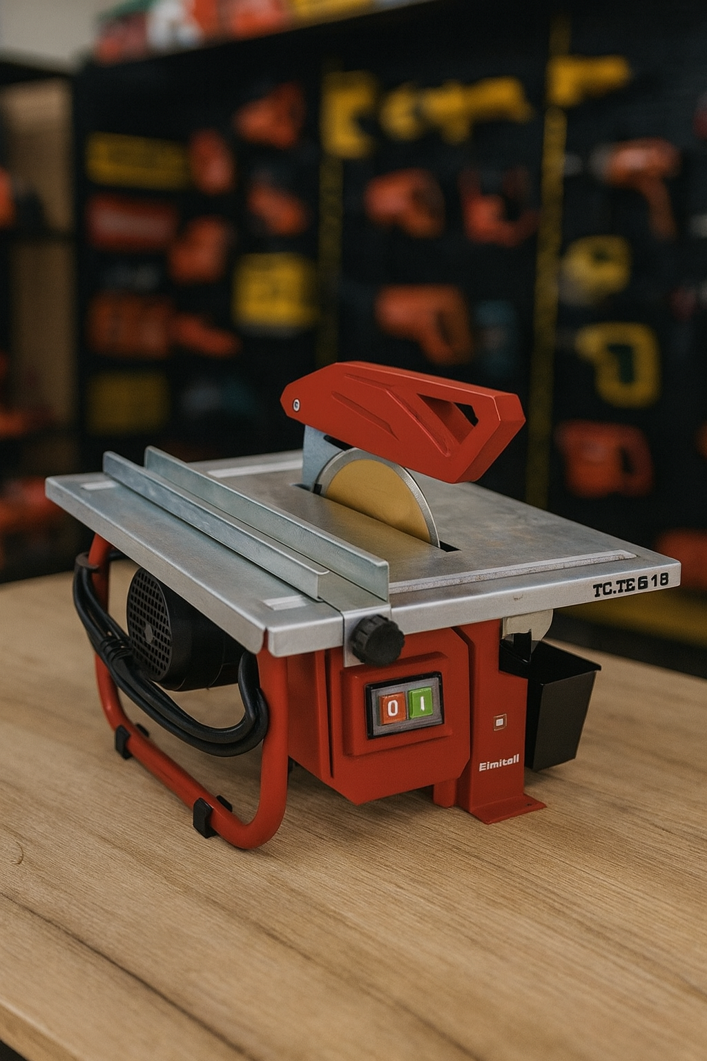 Einhell TC-TC 618 – Stolna Mašina za Rezanje Pločica 600W | Dijamantna Ploča + Spremnik za Vodu