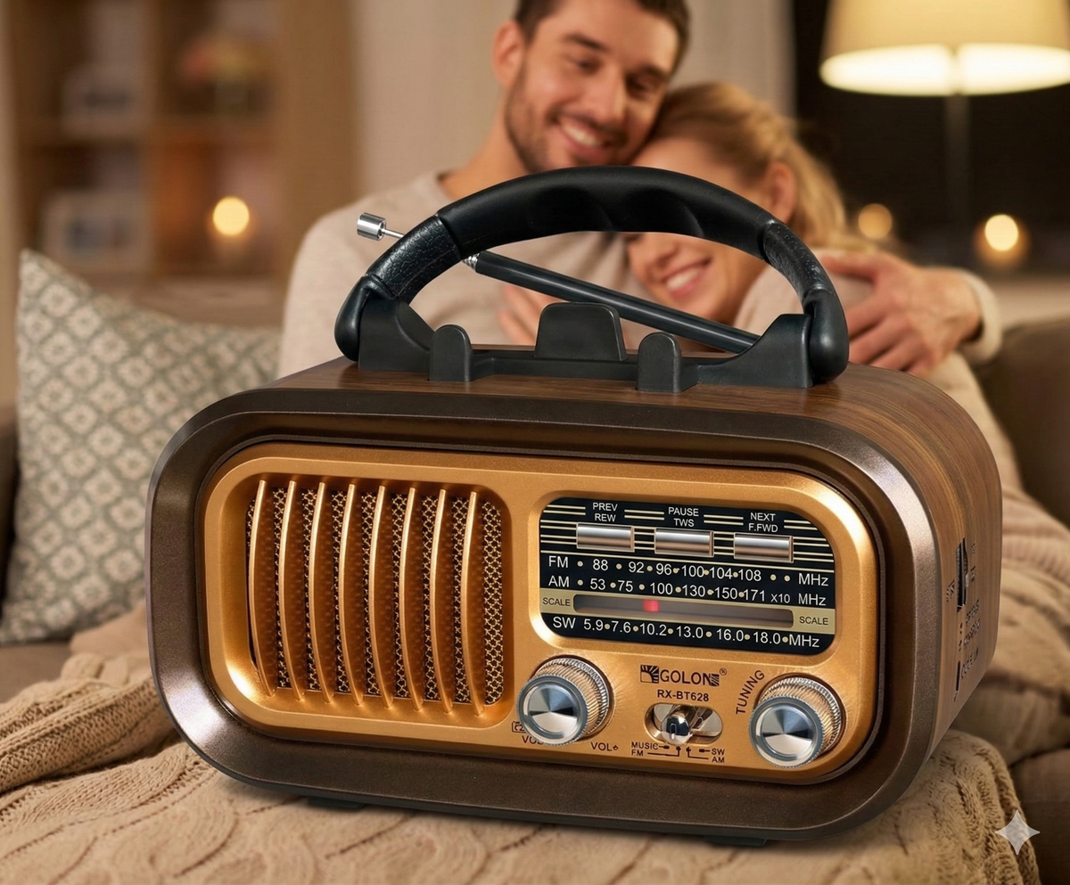 🔥 RETRO PRENOSIVI RADIO SA BLUETOOTHOM – AM/FM/SW + MP3 PLAYER 🔥