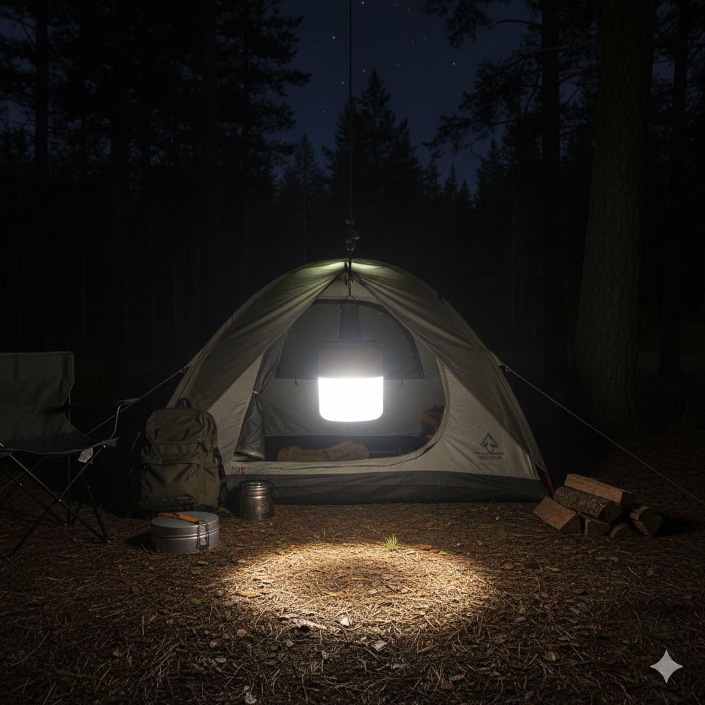 🏕️ SOLAR LED CAMPING LAMPA – TVOJ NAJPOUZDANIJI PARTNER NA OTVORENOM! 🔦