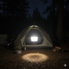 🏕️ SOLAR LED CAMPING LAMPA – TVOJ NAJPOUZDANIJI PARTNER NA OTVORENOM! 🔦