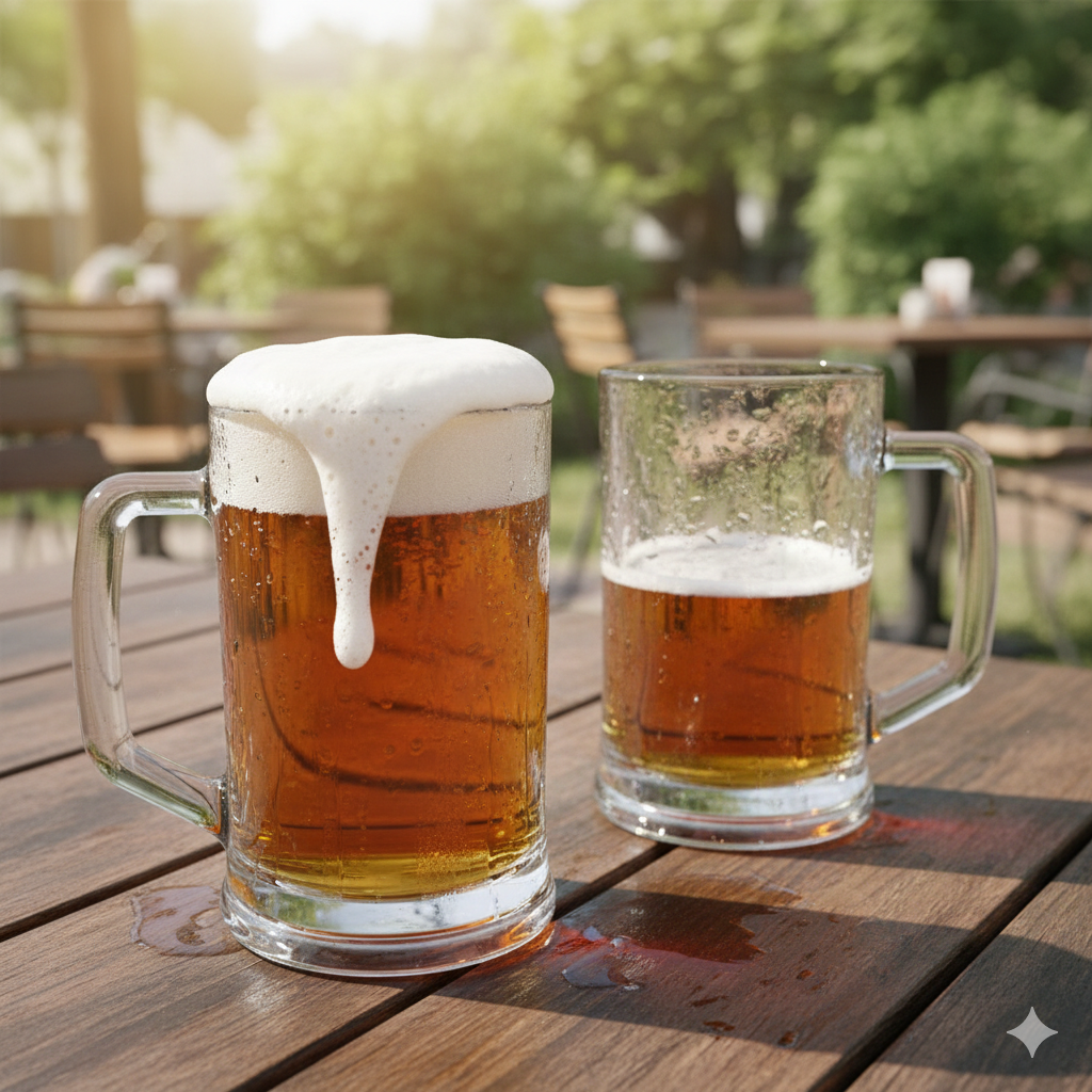 🍺 SET 2/1 KRIGLE ZA PIVO – 670 ML