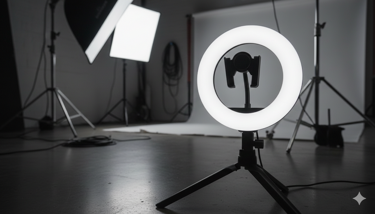 💡📱 RING LIGHT TRIPOD SA DRŽAČEM ZA TELEFON