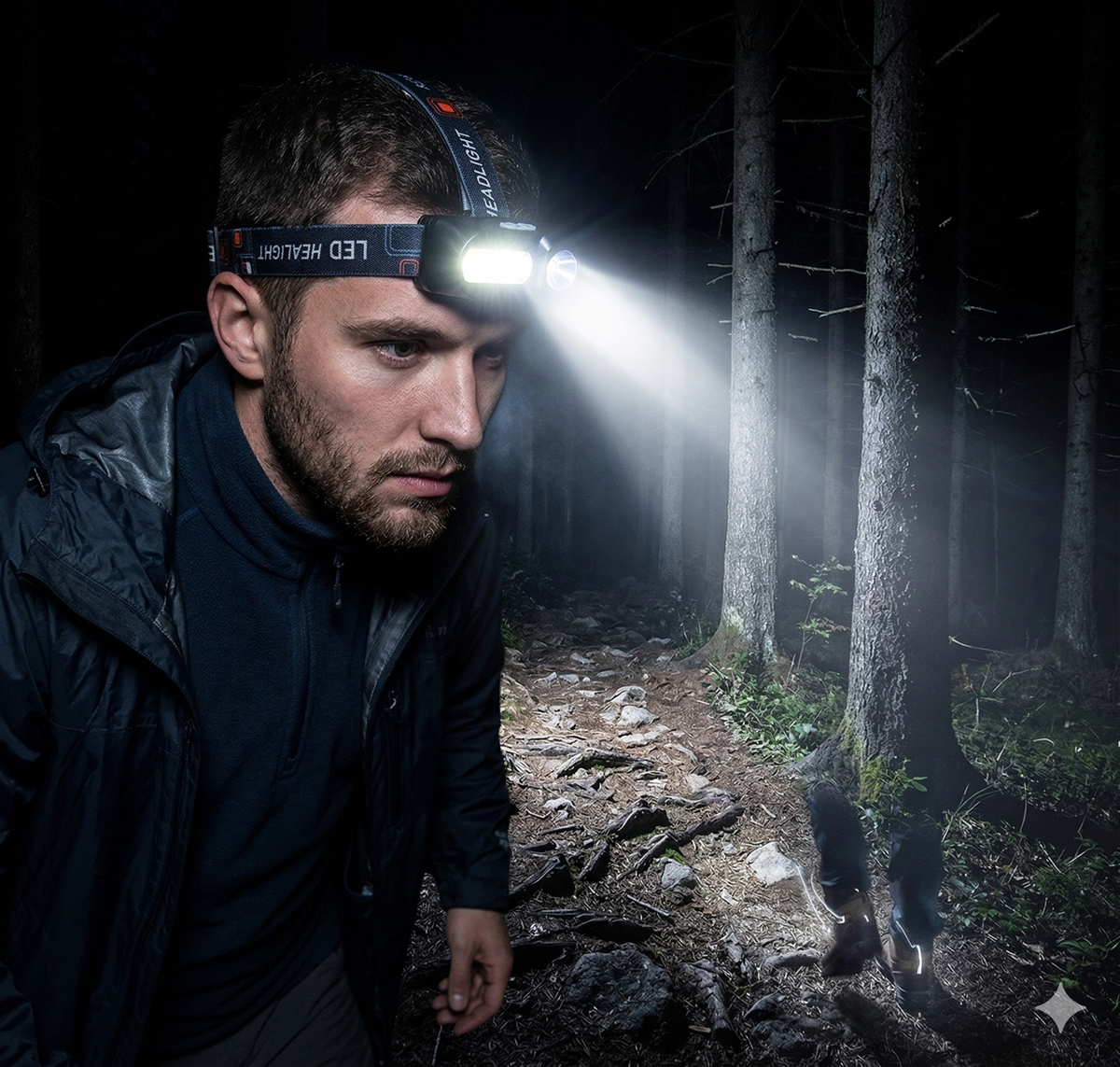🔥 KOMPAKTNA LED LAMPA ZA GLAVU – MALA, ALI BRUTALNO SNAŽNA! 🔥
