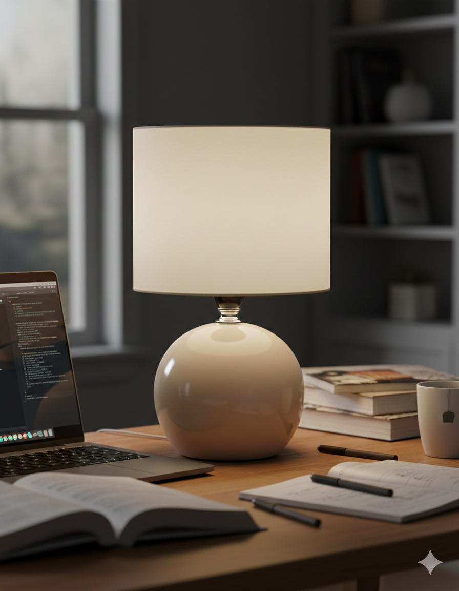 ✨ ELEGANTNA STOLNA LAMPA – MALI FORMAT, VELIKI UTISAK ✨
