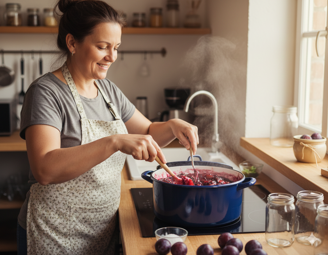 🍳 PLITKA ŠERPA SA POKLOPCEM Ø40 CM – 20 L
