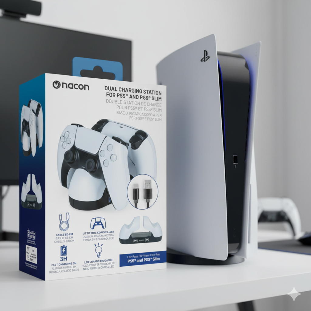 🎮⚡ PLAYSTATION 5 DUAL PUNJAČ ZA DUALSENSE KONTROLERE