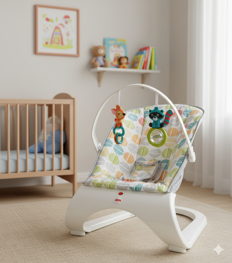 👶✨ LJULJAČKA ZA BEBU COMFORT S VIBRACIJOM (0–9 KG)