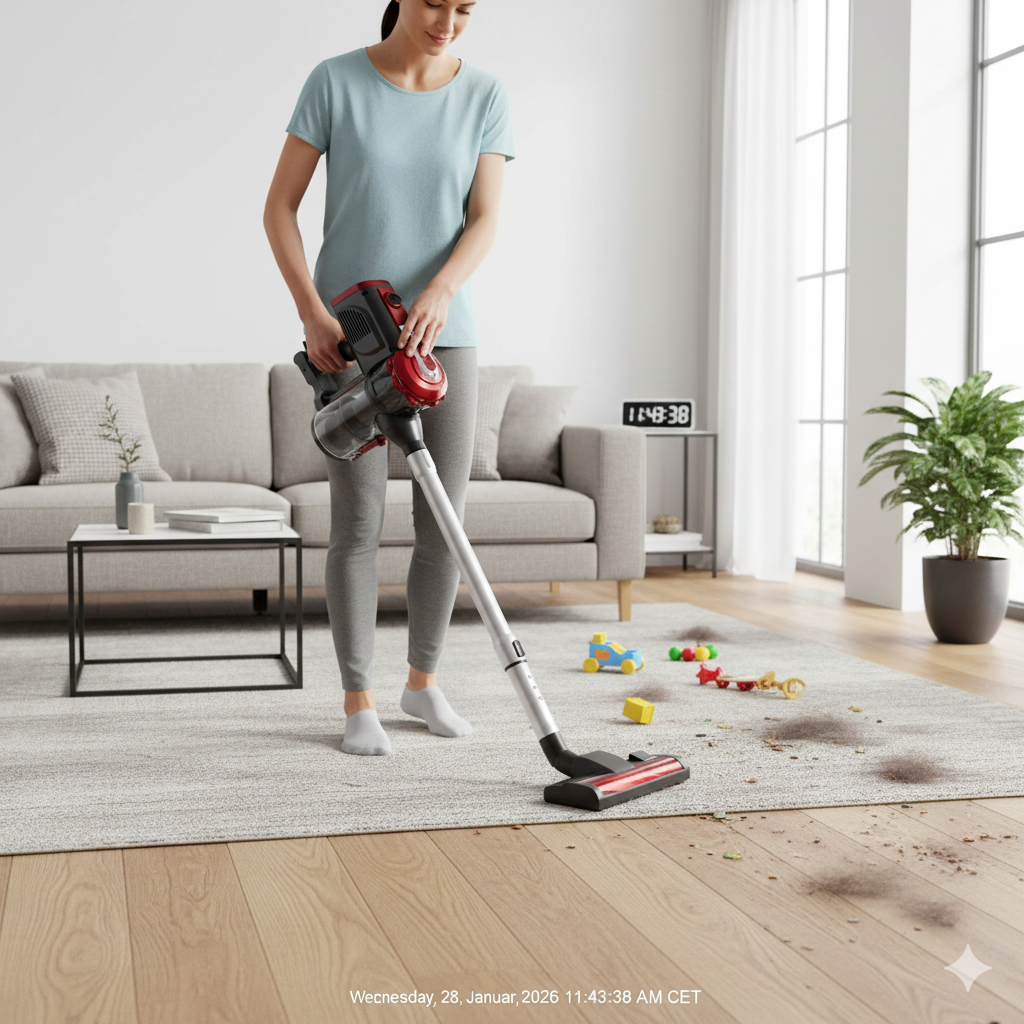 🧹 BOMA BM-1901 VERTIKALNI USISIVAČ – 600 W SNAGE, MAKSIMALNA PRAKTIČNOST