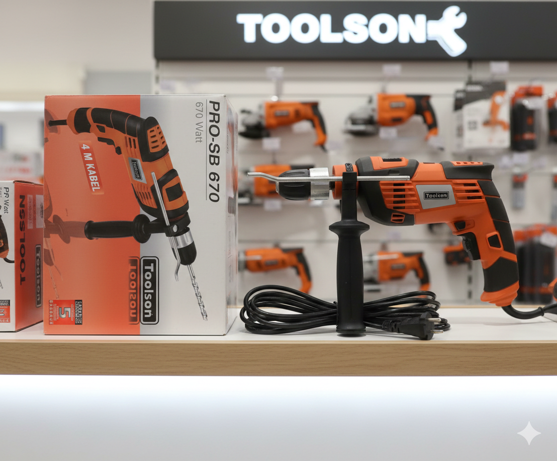 🔨 TOOLSON UDARNA BUŠILICA PRO SB 670 – 670 W