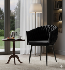 🪑 ELEGANTNA PLETENA FOTELJA – PRIRODNI ŠARM & UDOBNOST