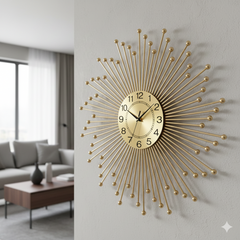 ELEGANTNI METALNI ZIDNI SAT Ø 45 cm – IMPRESIVAN DIZAJN, SAVRŠENA PRECIZNOST 🕰️
