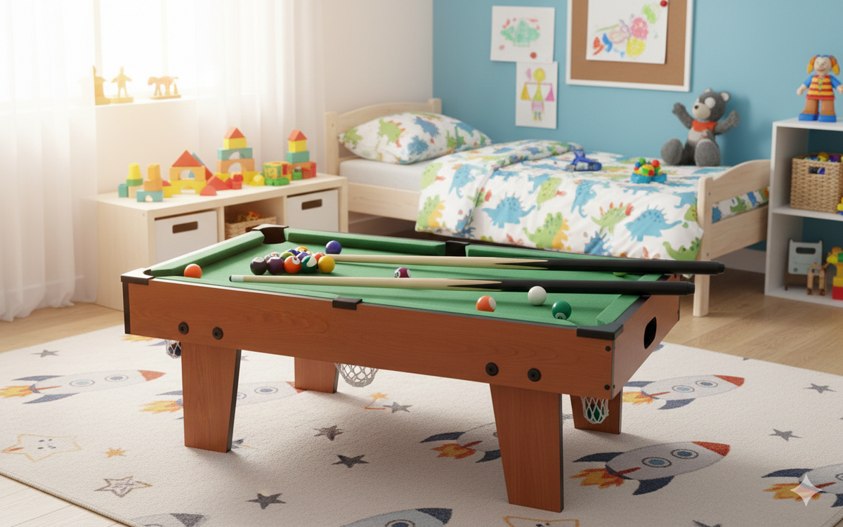 🎱 MINI BILIJAR STO – KOMPLET ZA PRAVU ZABAVU (69 × 35 × 17 cm) 🎱