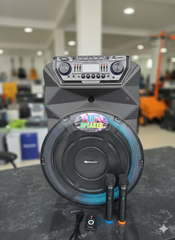 🔊🔥 BLUETOOTH ZVUČNIK MEIRENDE 18” – 3000W | 2 BEŽIČNA MIKROFONA | PARTY MONSTER 🎤