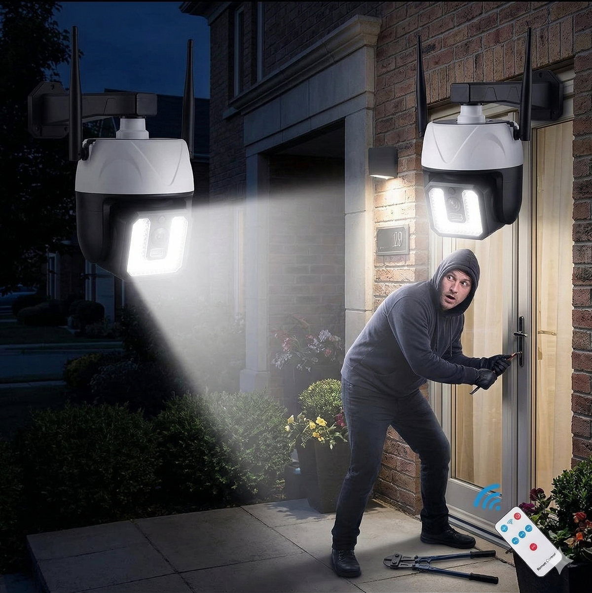 🔥 SOLARNA LAMPA SA SENZOROM + SIMULACIJA KAMERE – DVOSTRUKA ZAŠTITA U JEDNOM! 🔥
