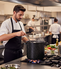 🍲 LONAC SA POKLOPCEM Ø30 CM – 17,5 L
