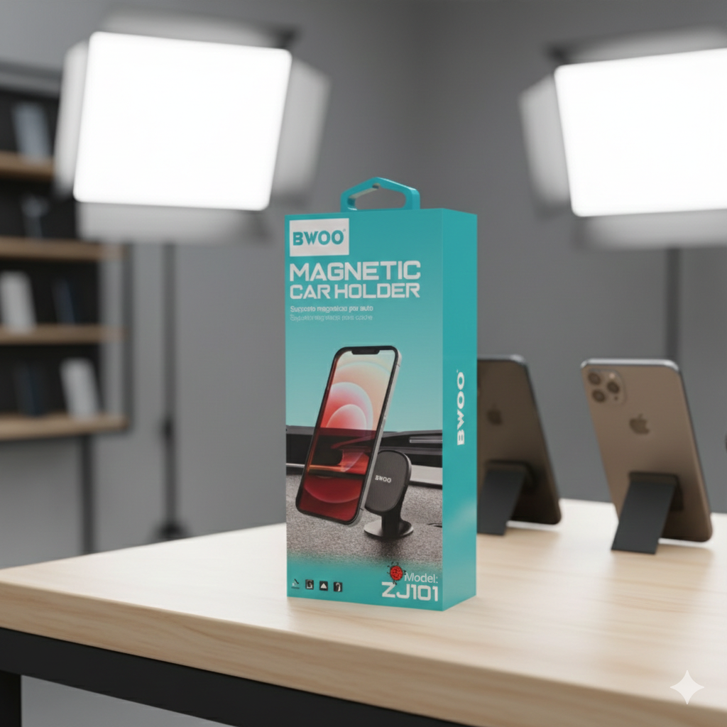 🚗📱 BWOO BO-ZJ101 MAGNETNI DRŽAČ ZA MOBITEL – SIGURNO, JAKO, ELEGANTNO