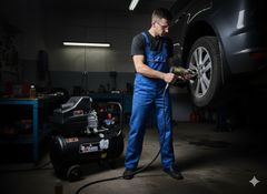 🔧🔥 KLIPNI ULJNI KOMPRESOR ZA VAZDUH ASAMAN GERMANY – 50 L | 3 HP 🔥🔧