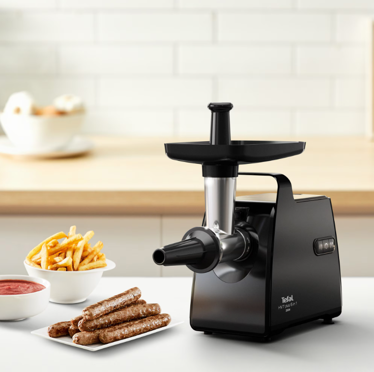 🔥 TEFAL HV7 PLUS 6-u-1 MAŠINA ZA MLJEVENJE MESA – SNAGA KOJA RADI BEZ PAUZE