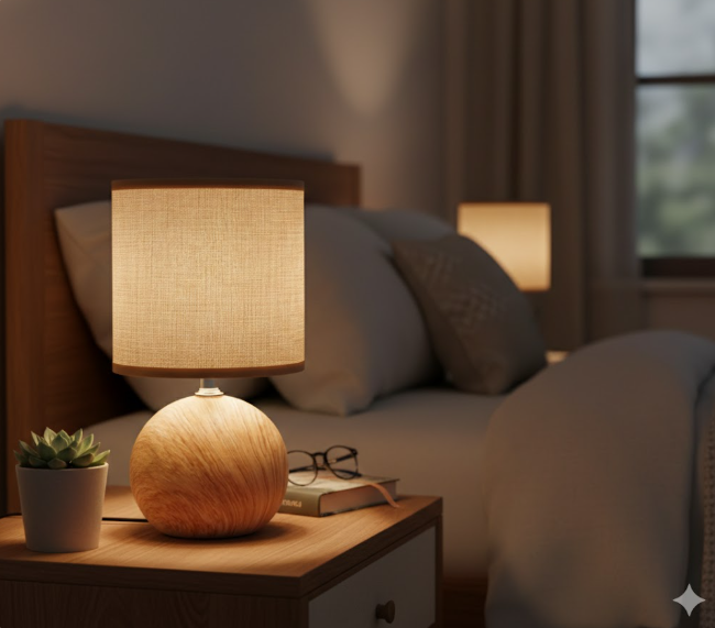 🤎 LIVELLO LUKSUZNA KERAMIČKA STOLNA LAMPA – 25 CM