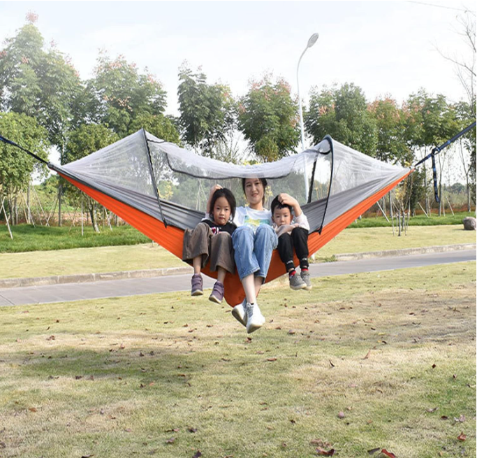 🦟🌴 HAMMOCK SA MREŽOM PROTIV KOMARACA – SPAVAJ MIRNO BILO GDJE! 🏕️🔥
