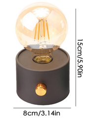 🏕️✨ VINTAGE LED LAMPA – RETRO ŠARM + TOPLA ATMOSFERA!
