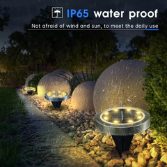 🌟 SOLARNE DISK LAMPE – SET 4 KOM 🌿