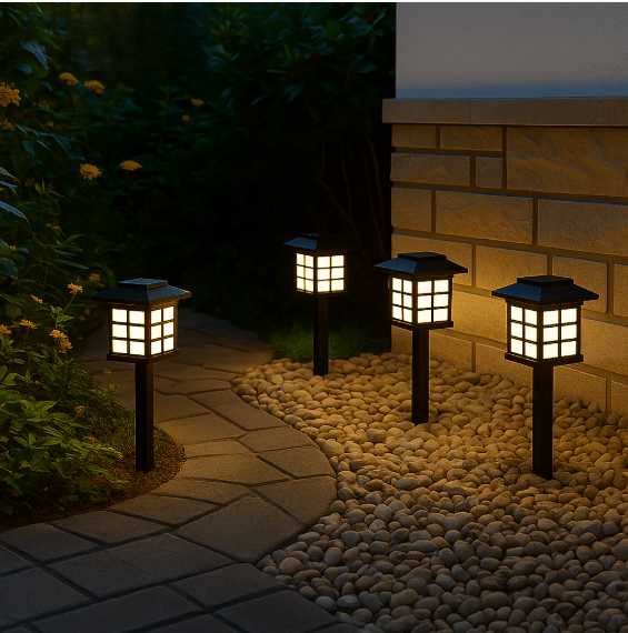 🔥 SOLARNE LED LAMPE ZA VRT (SET 6 KOM) – BESPLATNA RASVJETA KOJA PRAVI ATMOSFERU! 🔥
