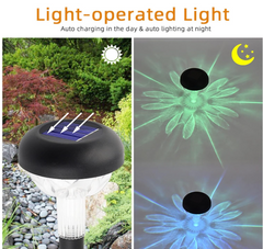 🌿 SOLARNE LED PODNE LAMPE ZA DVORIŠTE – MAGIČNO OSVJETLJENJE BEZ STRUJE!