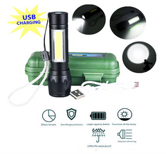 🔦 HEAVY DUTY LED LAMPA – USB PUNJIVA | 2U1 LAMPA + STOONA SVJETILJKA!